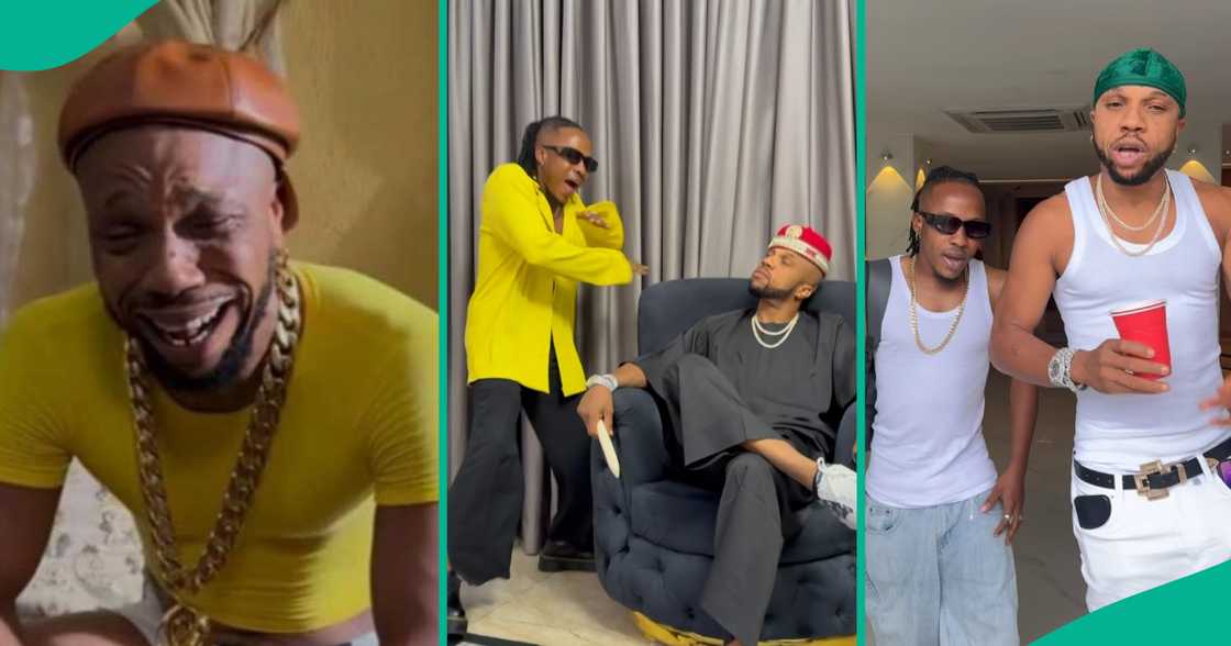 Charles Okocha shares video of his hypeman praising him as he speaks on his influence on him. Charles Okocha shares video of his hypeman praising him as he speaks on his influence on him.