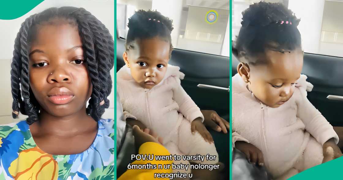 Video as child fails to recognise her mum who returned after 6 months in university Video as child fails to recognise her mum who returned after 6 months in university