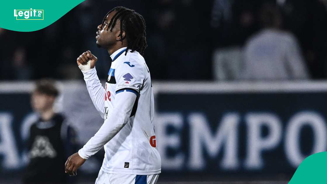 Ademola Lookman celebrates his brace against Empoli. Ademola Lookman celebrates his brace against Empoli.