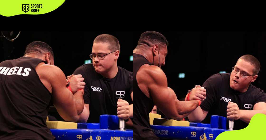 Who has defeated Schoolboy in arm wrestling? Who has defeated Schoolboy in arm wrestling?
