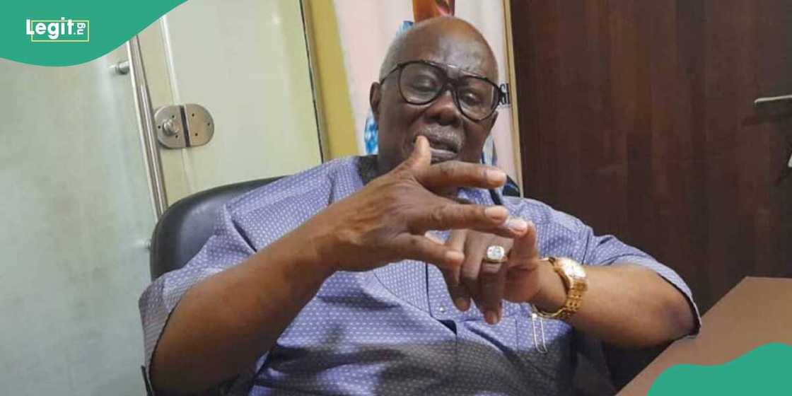 Bode George said he is aware the Adeleke family have been the one paying workers in the state. Bode George said he is aware the Adeleke family have been the one paying workers in the state.
