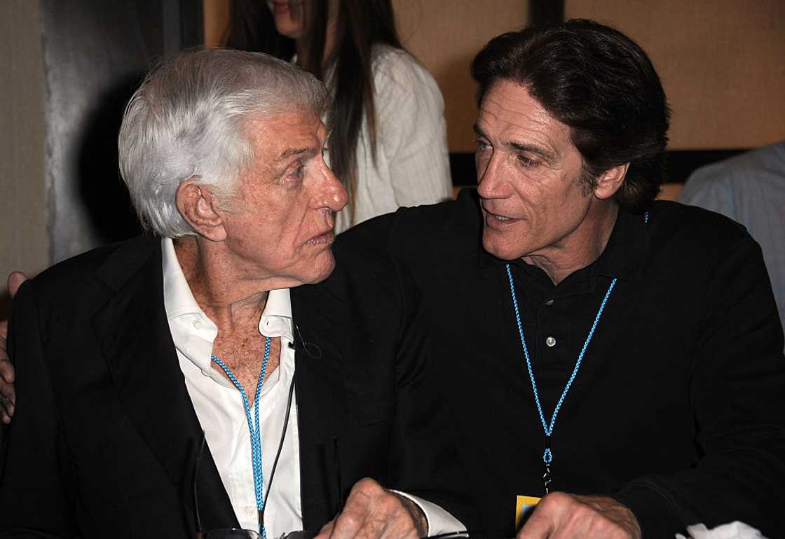 Actors Dick Van Dyke and Barry Van Dyke at The Westin Hotel LAX Actors Dick Van Dyke and Barry Van Dyke at The Westin Hotel LAX