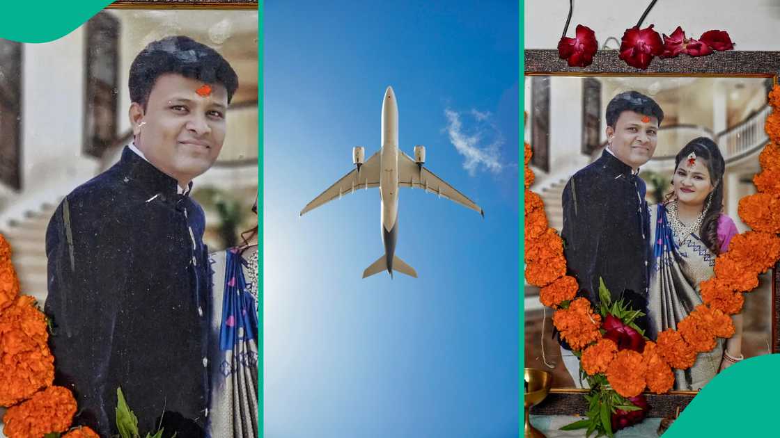 Indian man mourns his only son and his son's wife who died in Air India plane crash.