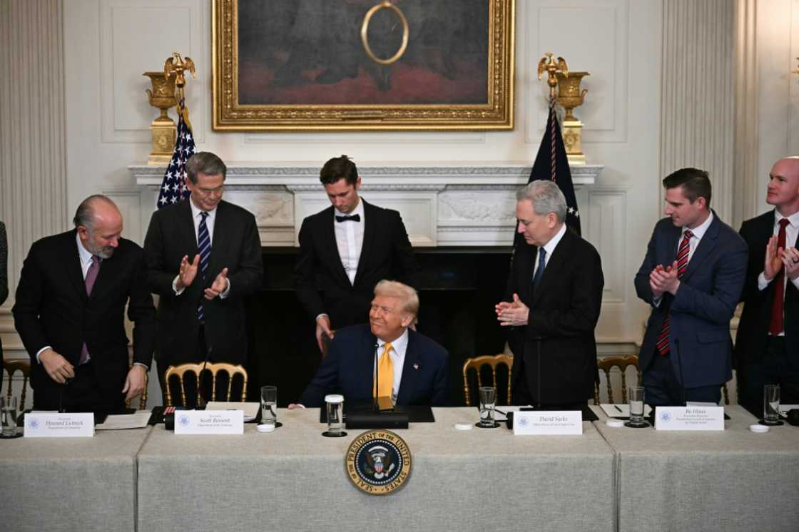 The dinner comes as the Senate is pushing through legislation to more clearly regulate cryptocurrencies The dinner comes as the Senate is pushing through legislation to more clearly regulate cryptocurrencies
