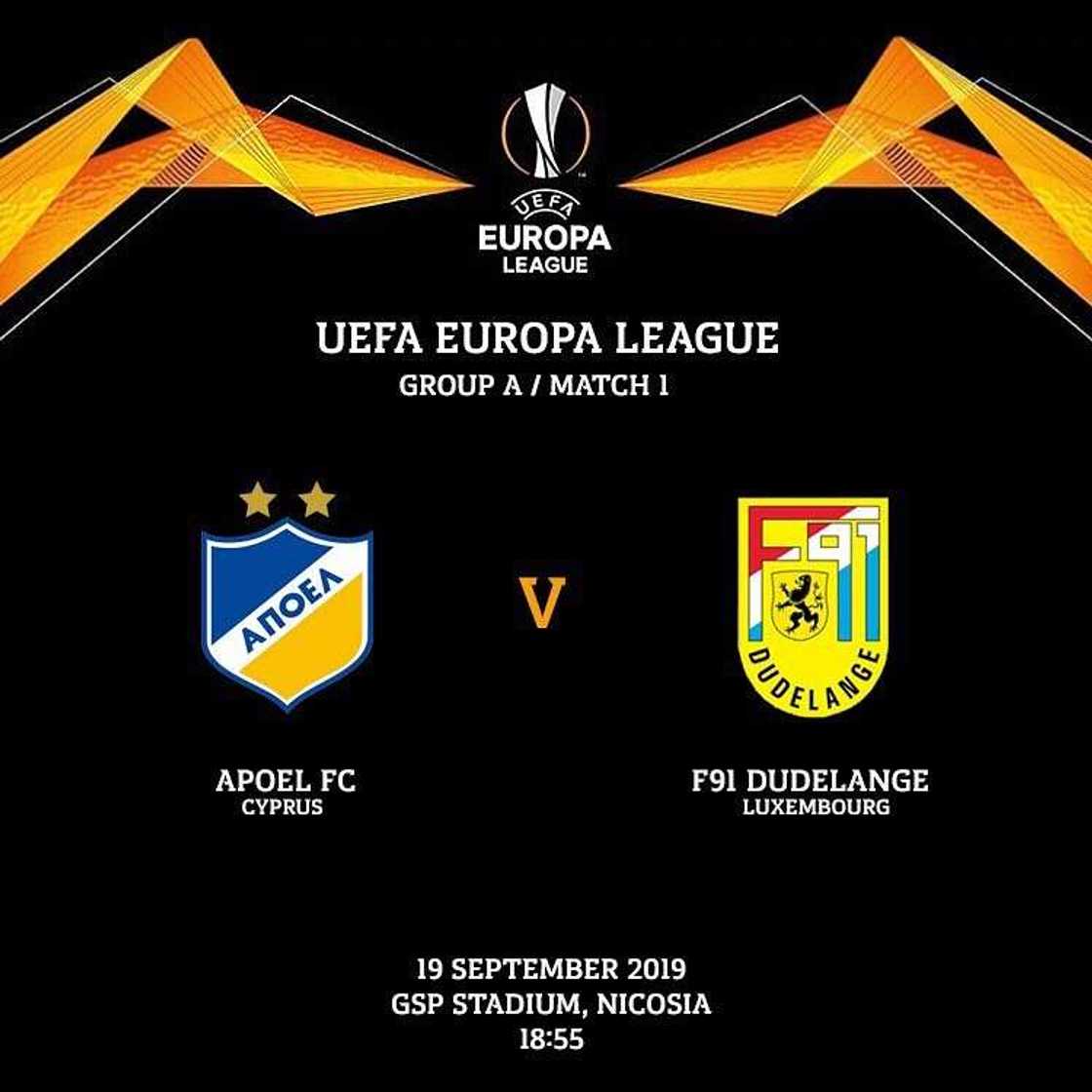 APOEL Nicosia vs Dudelange APOEL Nicosia vs Dudelange