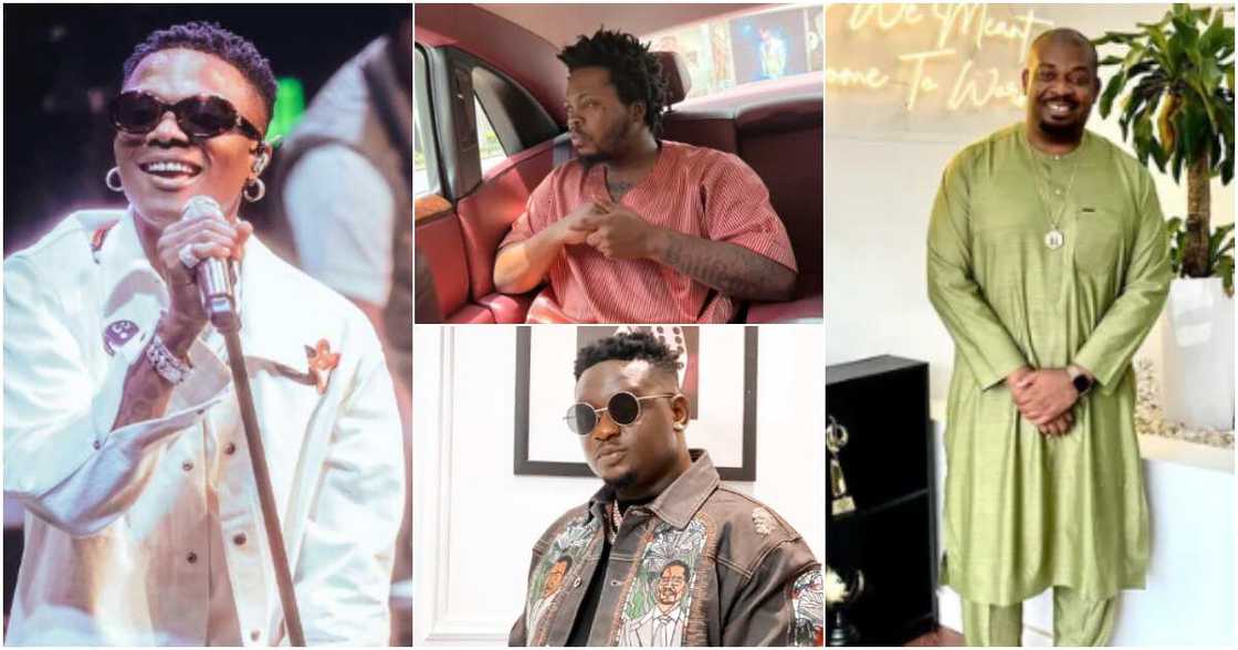 Wizkid, Olamide, Wande Coal and Don Jazzy Wizkid, Olamide, Wande Coal and Don Jazzy