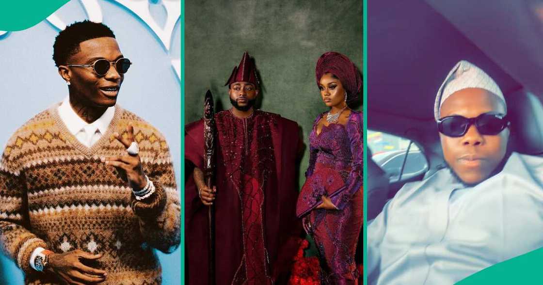 Chivido: Davido reacts after Wizkid's PA attended his wedding with Chioma. Chivido: Davido reacts after Wizkid's PA attended his wedding with Chioma.
