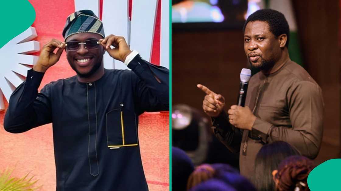 A Nigerian man goes to church of femi lazarus, light nation church, shows off first timer's gift A Nigerian man goes to church of femi lazarus, light nation church, shows off first timer's gift