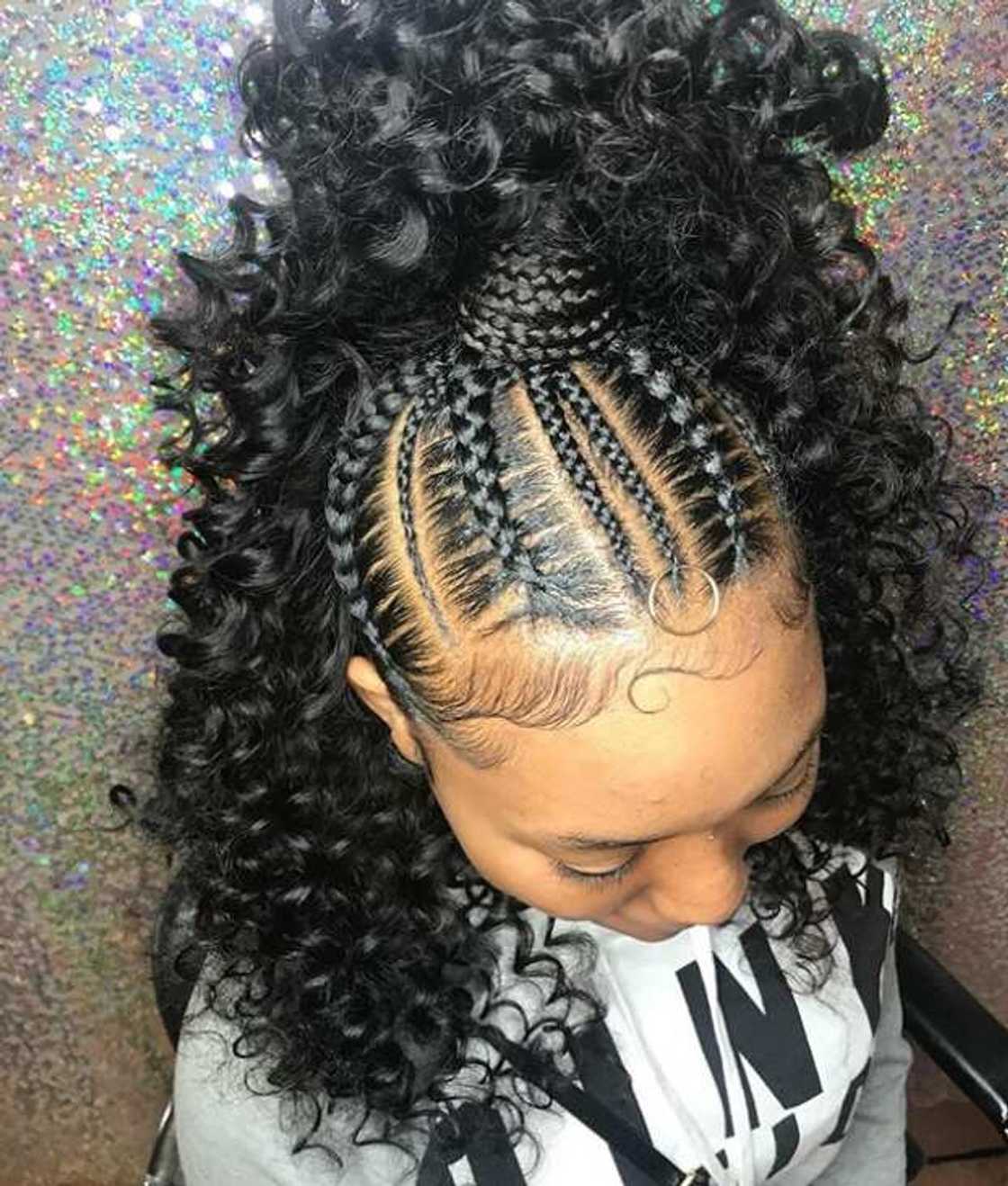 cornrow ponytail cornrow ponytail