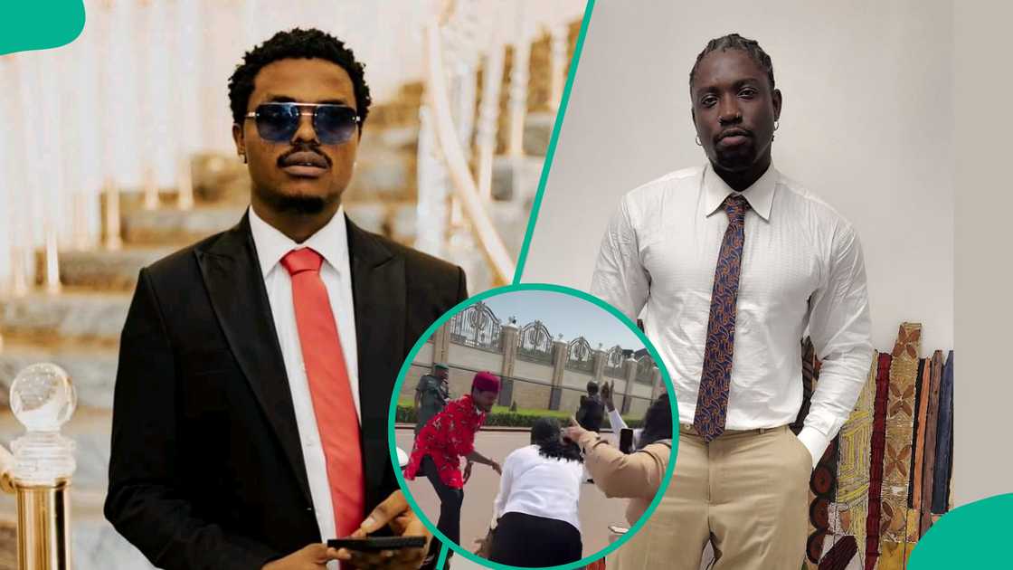 Blord dances with his staff as he storms office amid his feud with VDM. Blord dances with his staff as he storms office amid his feud with VDM.