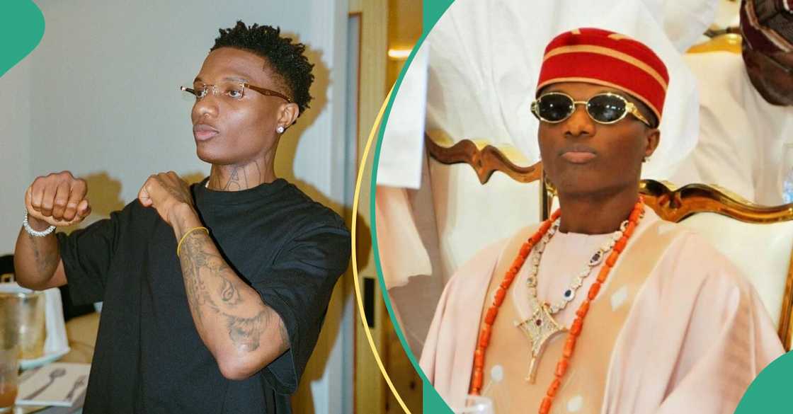 Wizkid, Wizkid at mum's burial