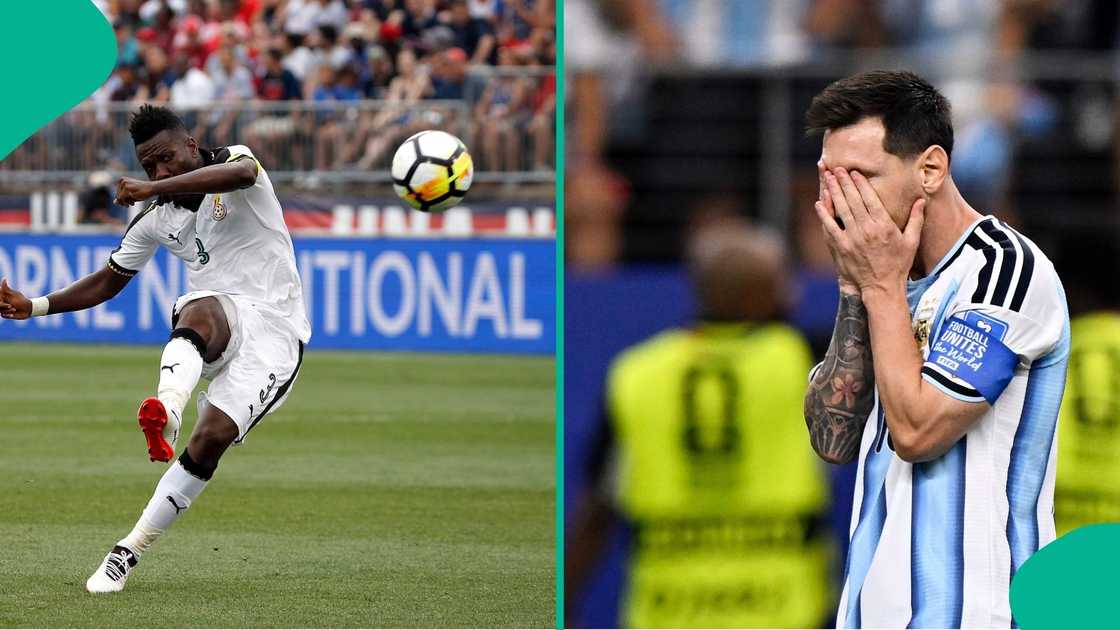 Argentina, Lionel Messi, Asamoah Gyan, FIFA, World Cup, USA.