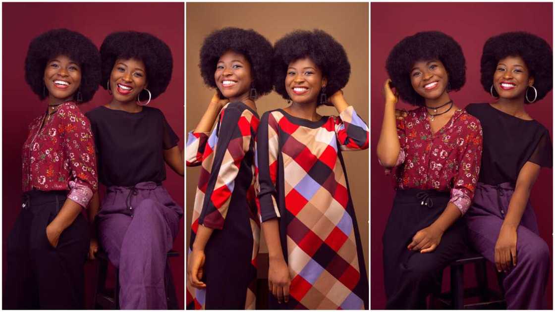 Nigerian twins mark birthday with beautiful photoshoots, Nigerians react Nigerian twins mark birthday with beautiful photoshoots, Nigerians react