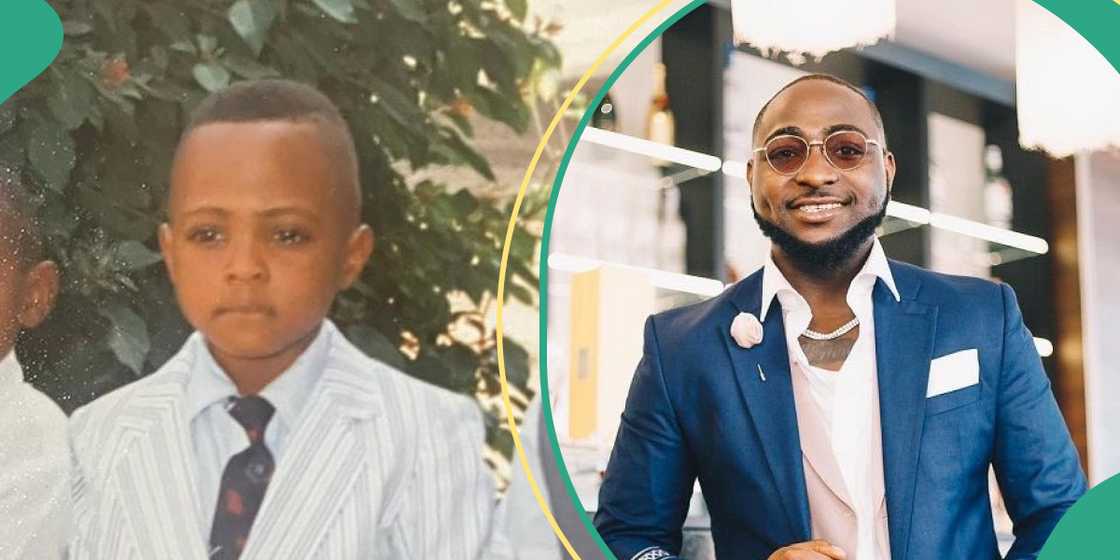 Young Davido, Davido on suit