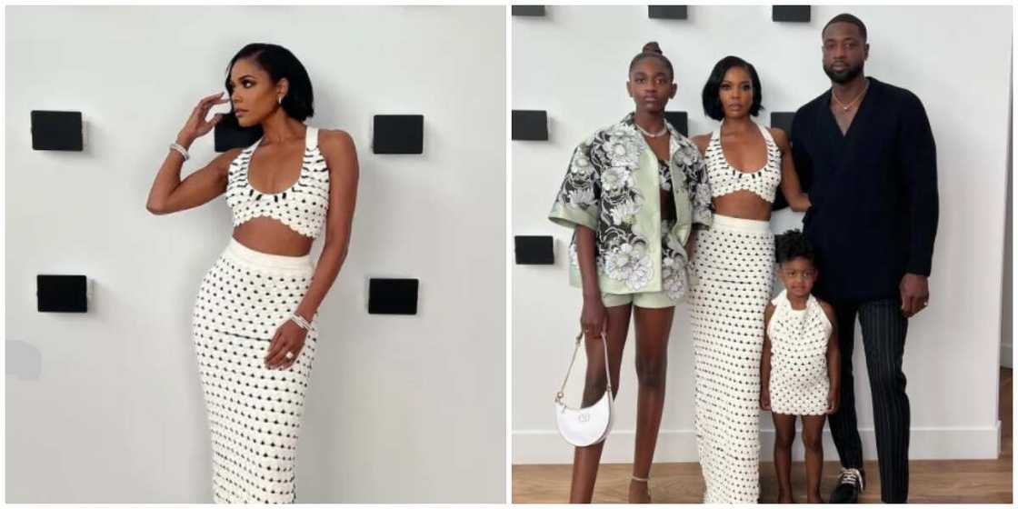 Photos of Gabrielle Union and her family. Photos of Gabrielle Union and her family.