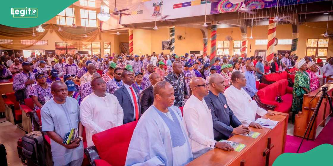 Tinubu flags off Christian pilrimage. Tinubu flags off Christian pilrimage.