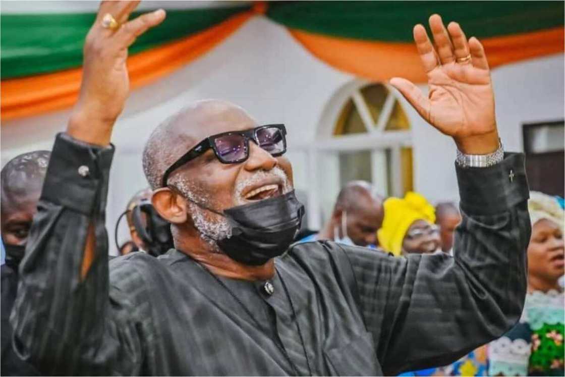 Akeredolu won at the appeal court Akeredolu won at the appeal court