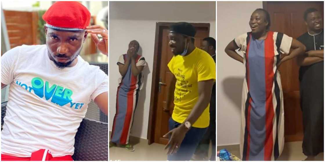 Timi Dakolo surprises bride who wanted him as her wedding gift (video)