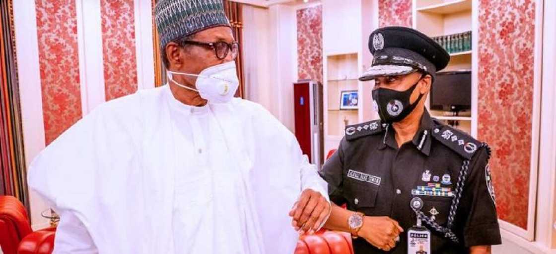 Shugaba Buhari da Mukadashin IGP, Alkali Usman