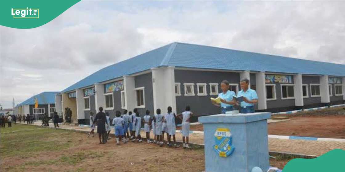 Nigeria Air Force Secondary School, Ikeja, where students were notified of new 2026 WASSCE subjects.