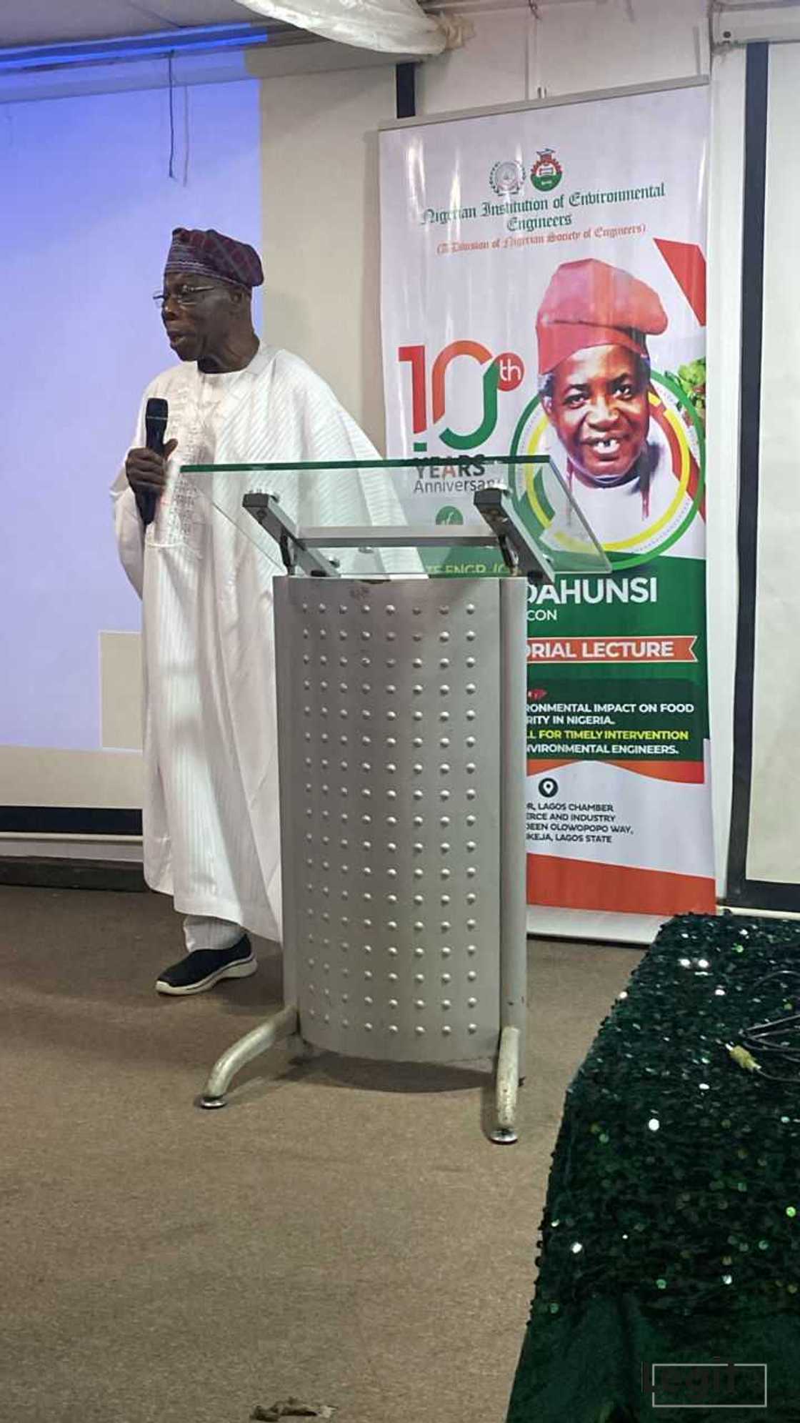 Obasanjo at Fadahunsi memorial Obasanjo at Fadahunsi memorial