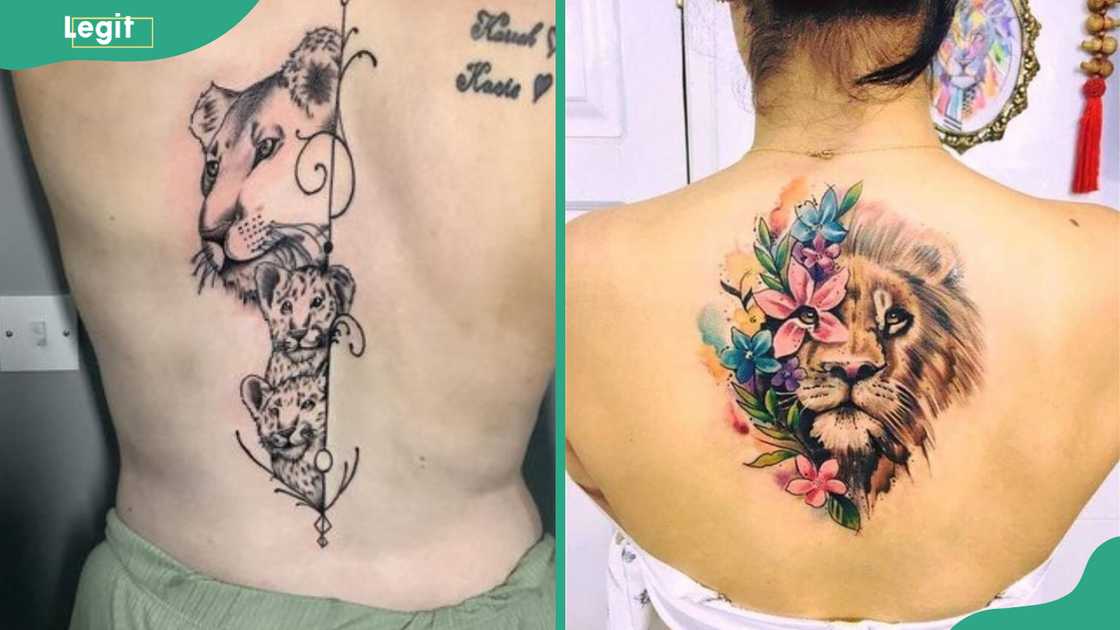 Lion print tattoo Lion print tattoo