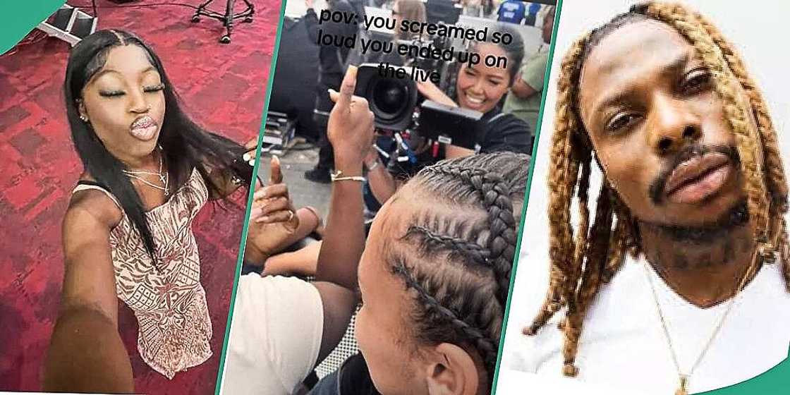 Lady shares her experience at singer Asake's concert Lady shares her experience at singer Asake's concert