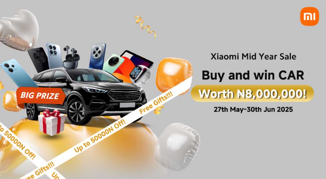 Win Your Dream Car in the Xiaomi Mid-Year Sale 2025! Win Your Dream Car in the Xiaomi Mid-Year Sale 2025!