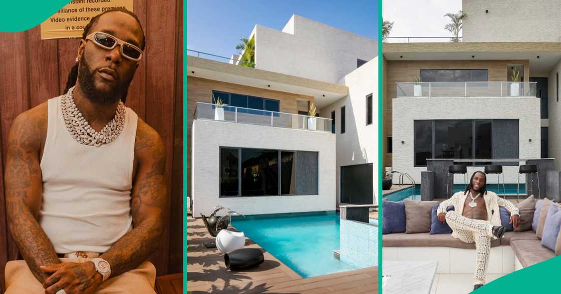 Burna Boy's mansion in Lagos. Burna Boy's mansion in Lagos.