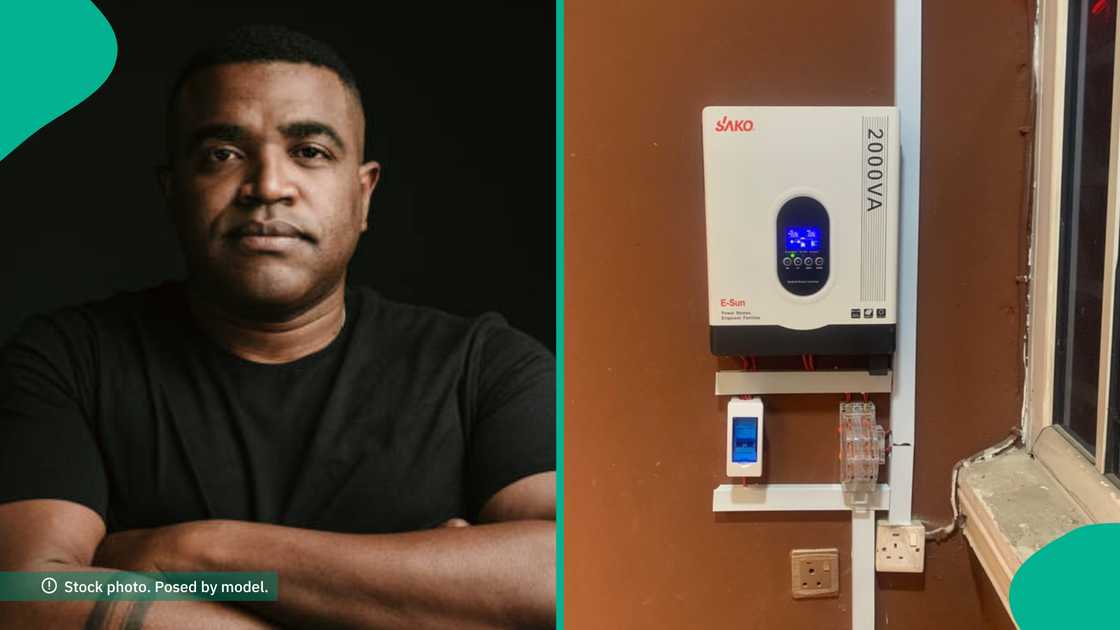 Nigerian man switches from generator to solar. Nigerian man switches from generator to solar.