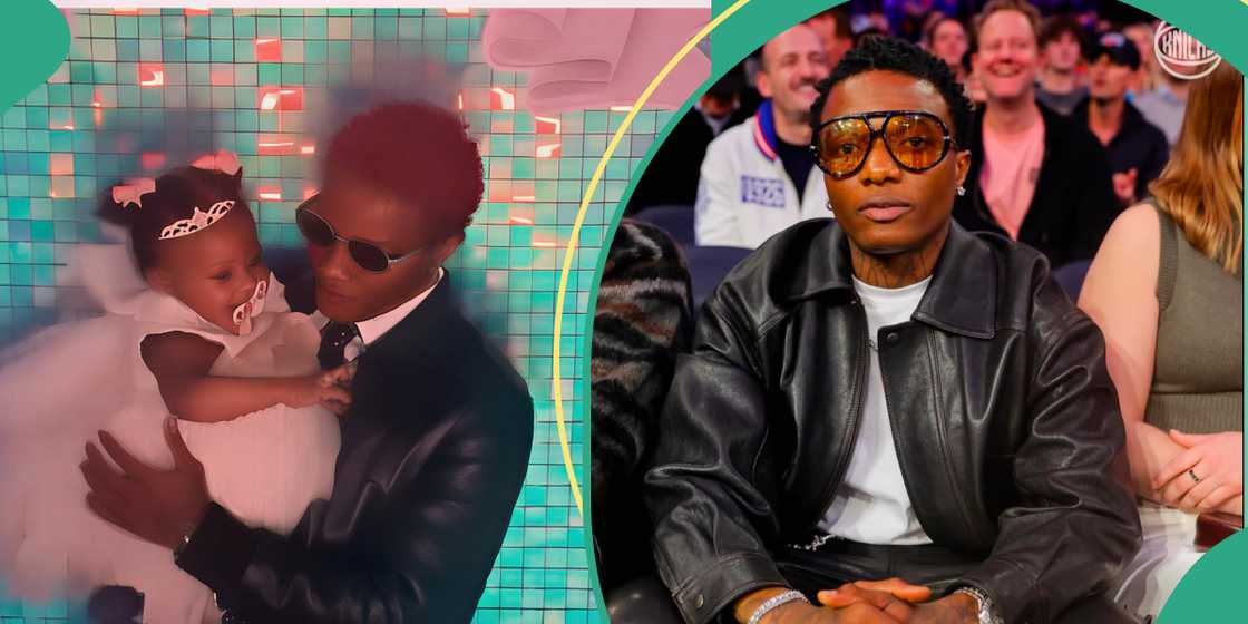 Wizkid melts hearts with a rare father-daughter moment as Morayo turns one Wizkid melts hearts with a rare father-daughter moment as Morayo turns one