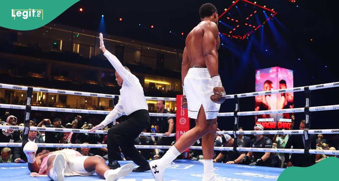 This win puts Anthony Joshua in pole position for a title match This win puts Anthony Joshua in pole position for a title match