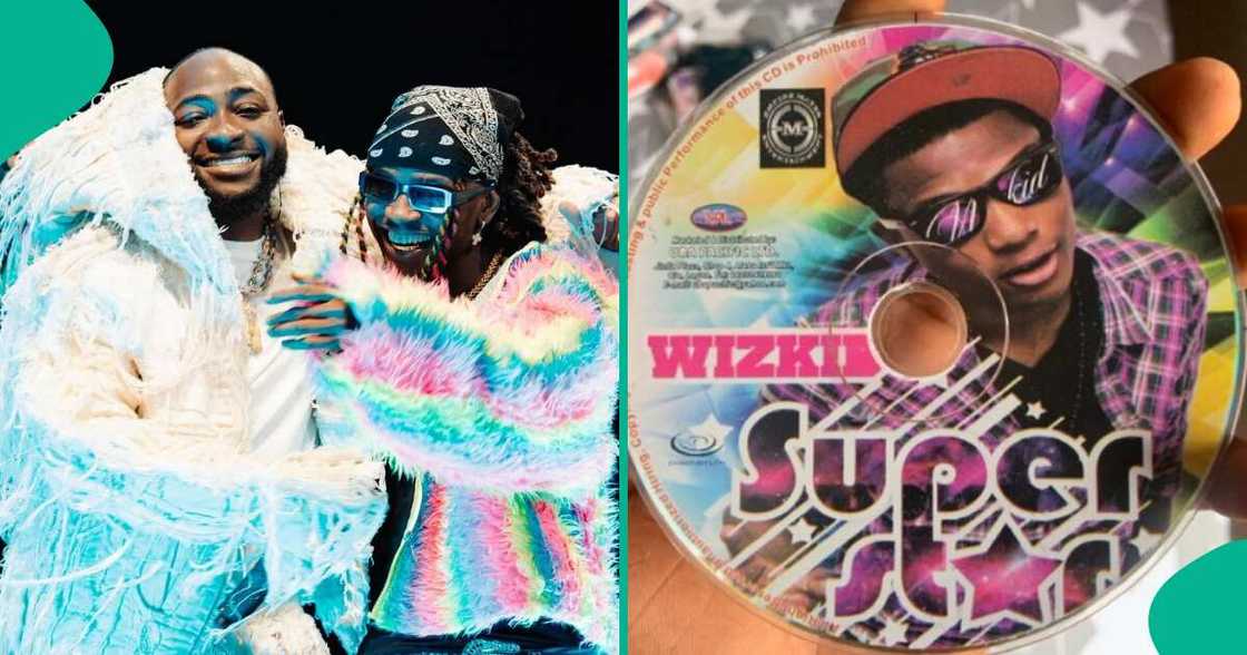 Davido's signee Logos Olori celebrates Wizkid's Superstar album. Davido's signee Logos Olori celebrates Wizkid's Superstar album.