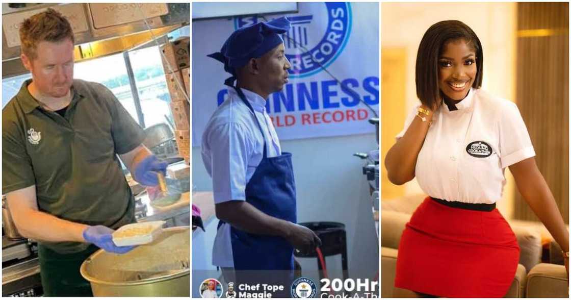 Oyo chef begins 200-hour cooking marathon to break world record Oyo chef begins 200-hour cooking marathon to break world record