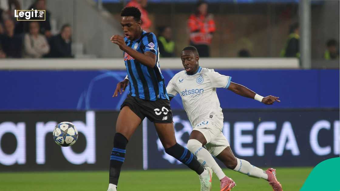 Honest Ahanor, Nigeria, Italy, UEFA Champions League, Atalanta, Club Brugge. Honest Ahanor, Nigeria, Italy, UEFA Champions League, Atalanta, Club Brugge.