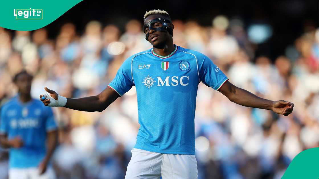 Victor Osimhen, Napoli, Bologna, Diego Armando Maradona Stadium, Naples, Italy, Serie A.