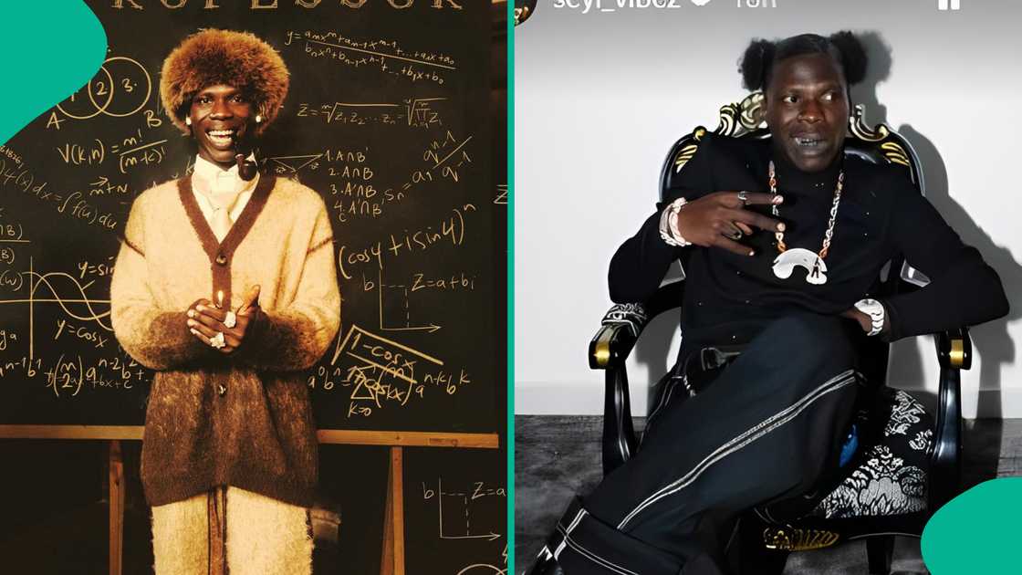 Netizens complain about Seyi Vibez's look, claim he is dirty Netizens complain about Seyi Vibez's look, claim he is dirty