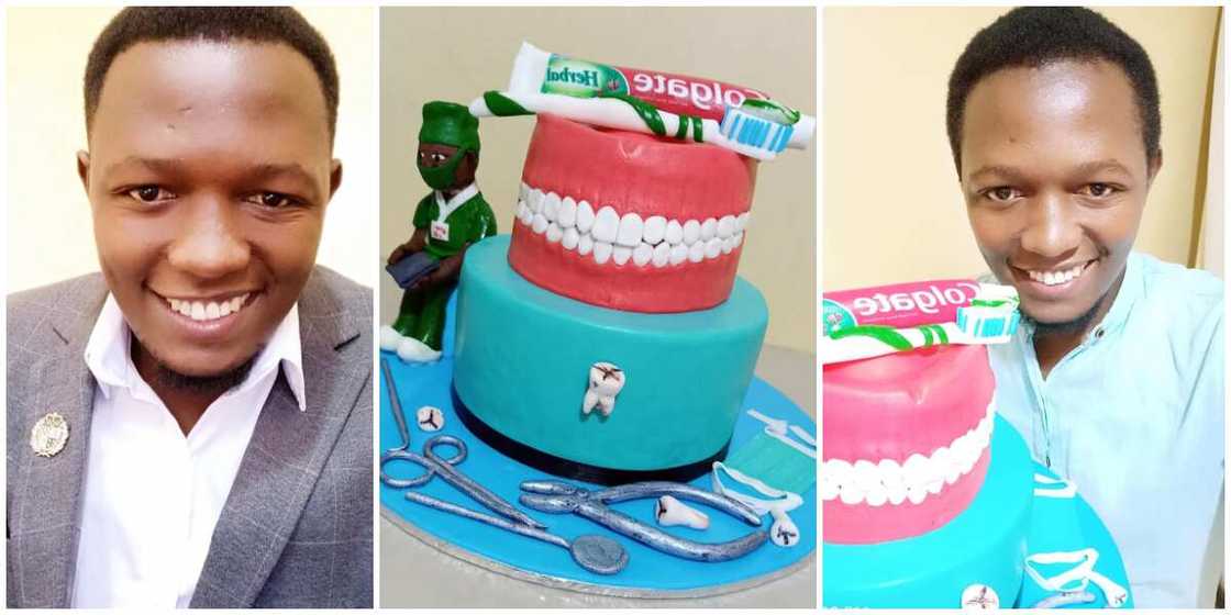 Baker wows many with teeth cake he designed for a dentist, people praise him Baker wows many with teeth cake he designed for a dentist, people praise him