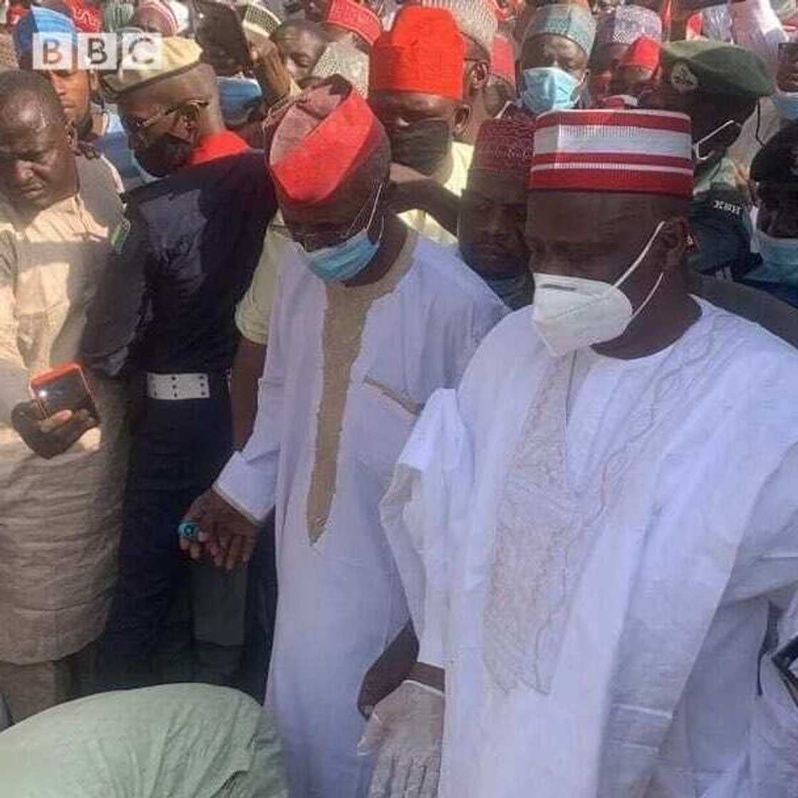 Yanzu-yanzu: An yi Jana'izar, Majidadi, mahaifin Kwankwaso a jihar Kano