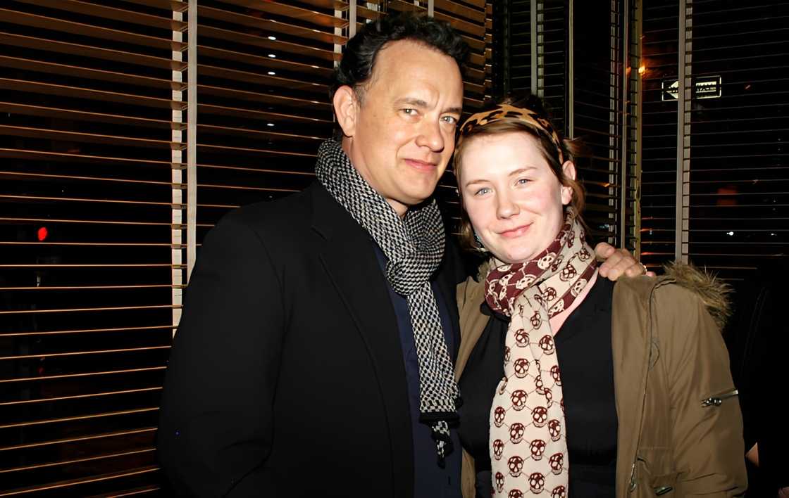 Tom Hanks and his daughter Elizabeth Hanks Tom Hanks and his daughter Elizabeth Hanks