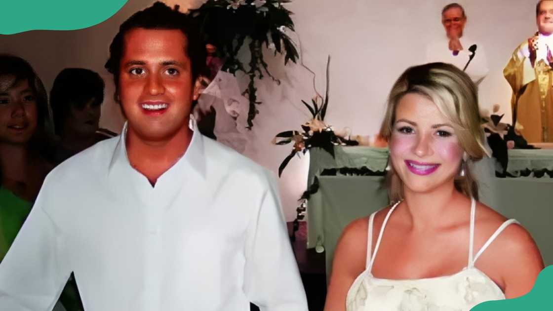 Ernesto Zedillo Jr. with his ex-partner, Rebeca Sáenz Cárdenas.