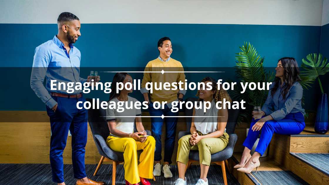 Poll questions for a group chat