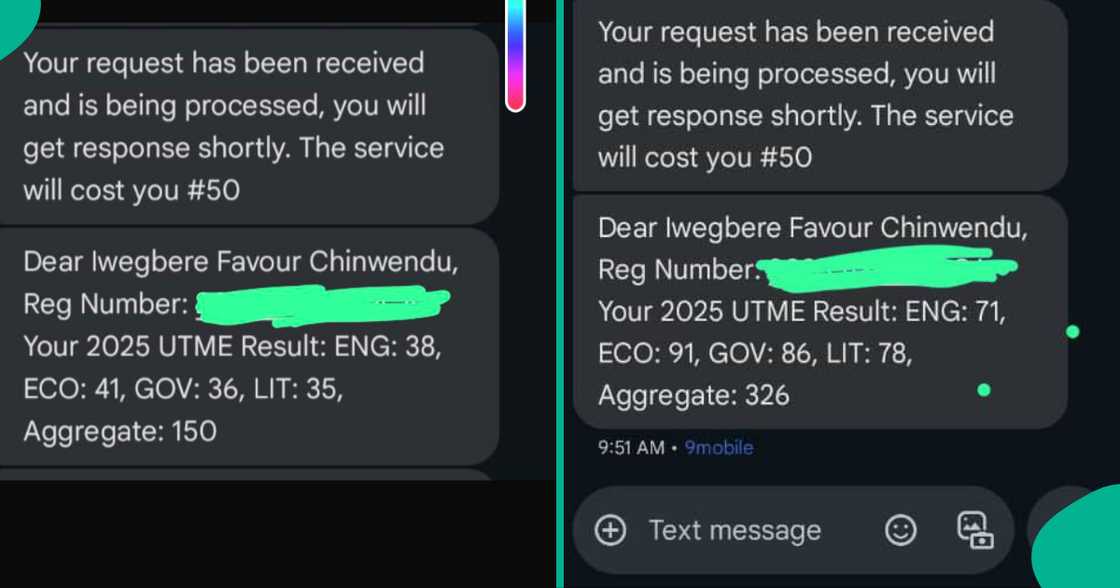 UTME 2025 Resit: New Result of Girl Who Cried After Seeing 150 As First JAMB Score Surfaces UTME 2025 Resit: New Result of Girl Who Cried After Seeing 150 As First JAMB Score Surfaces