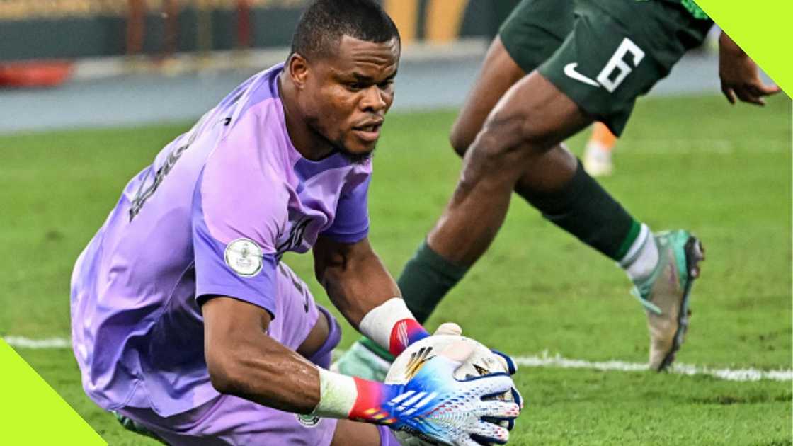 Nigerian star Stanley Nwabali reacts to his failed move from Chippa United to Kaizer Chiefs during the summer transfer window. Photo: Sia Kambou. Nigerian star Stanley Nwabali reacts to his failed move from Chippa United to Kaizer Chiefs during the summer transfer window. Photo: Sia Kambou.