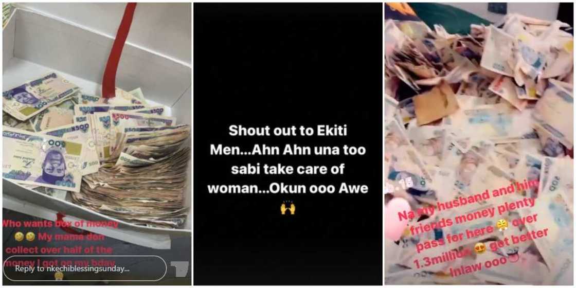 Nkechi Blessing shows off cash received on her birthday, says it's over N1.3m Nkechi Blessing shows off cash received on her birthday, says it's over N1.3m