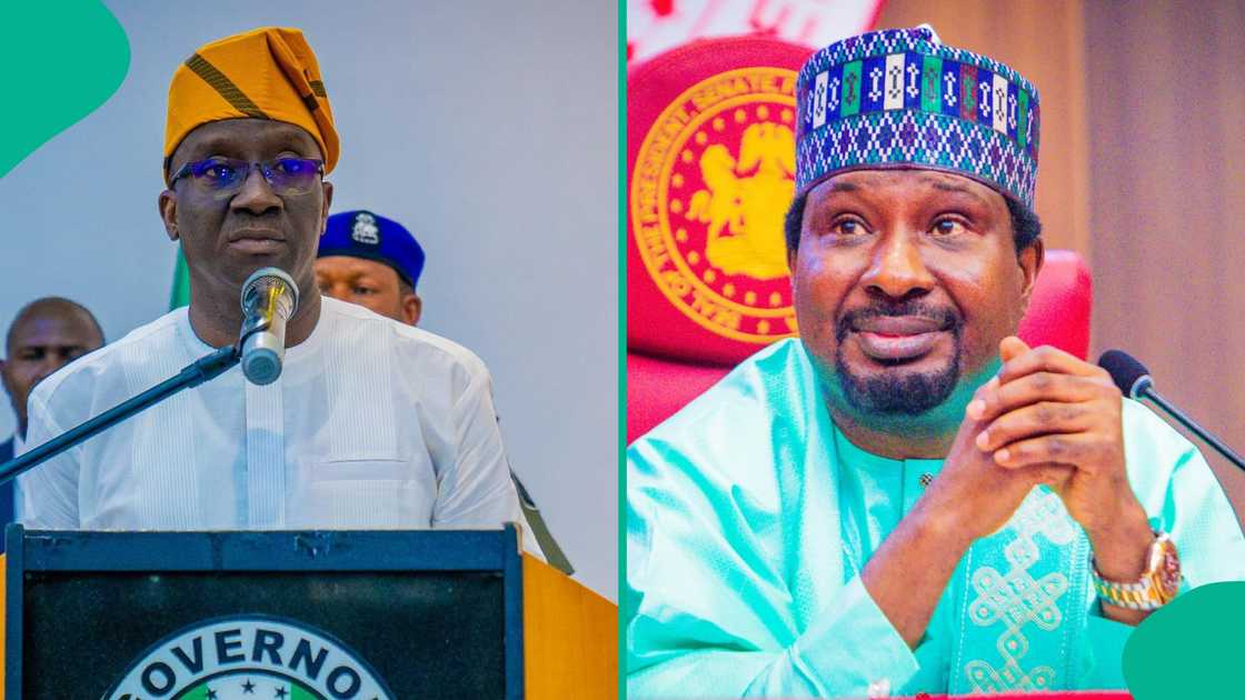 Gwamnan Edo ya ziyarci Sanata Barau Gwamnan Edo ya ziyarci Sanata Barau