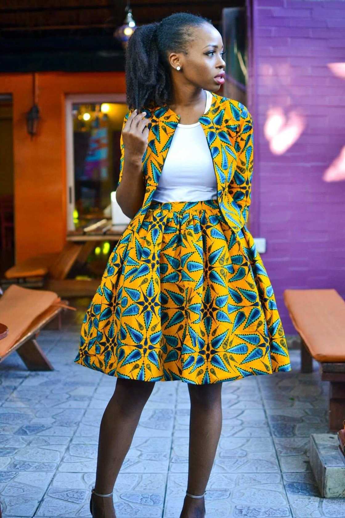 Ankara patterned skirt and blouse designs Ankara patterned skirt and blouse designs