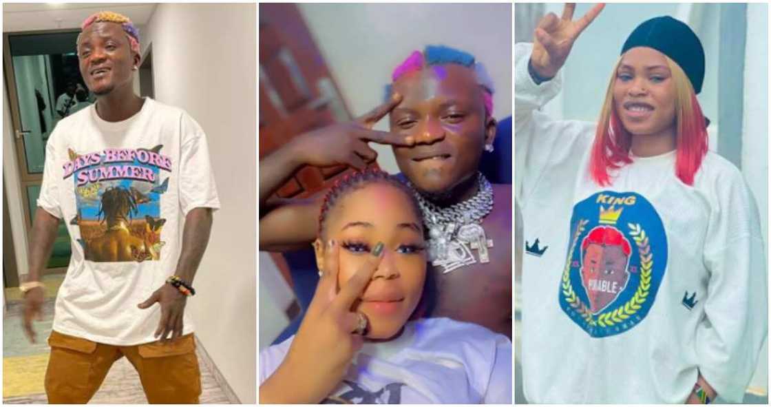 Nigerian singer Portable and his wife Nigerian singer Portable and his wife