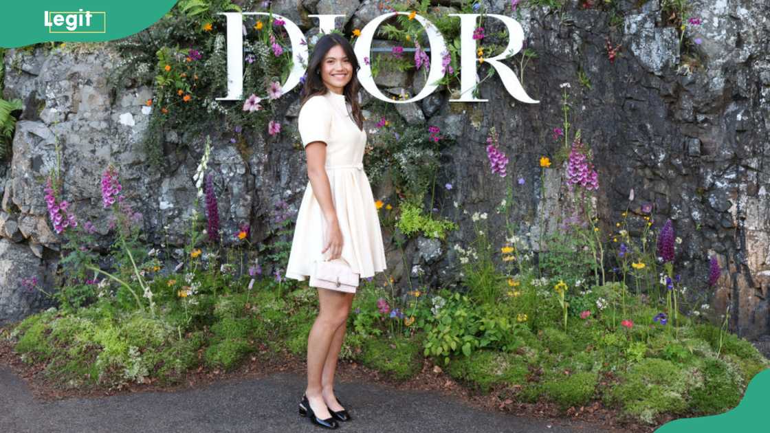 Emma Raducanu at Drummond Castle