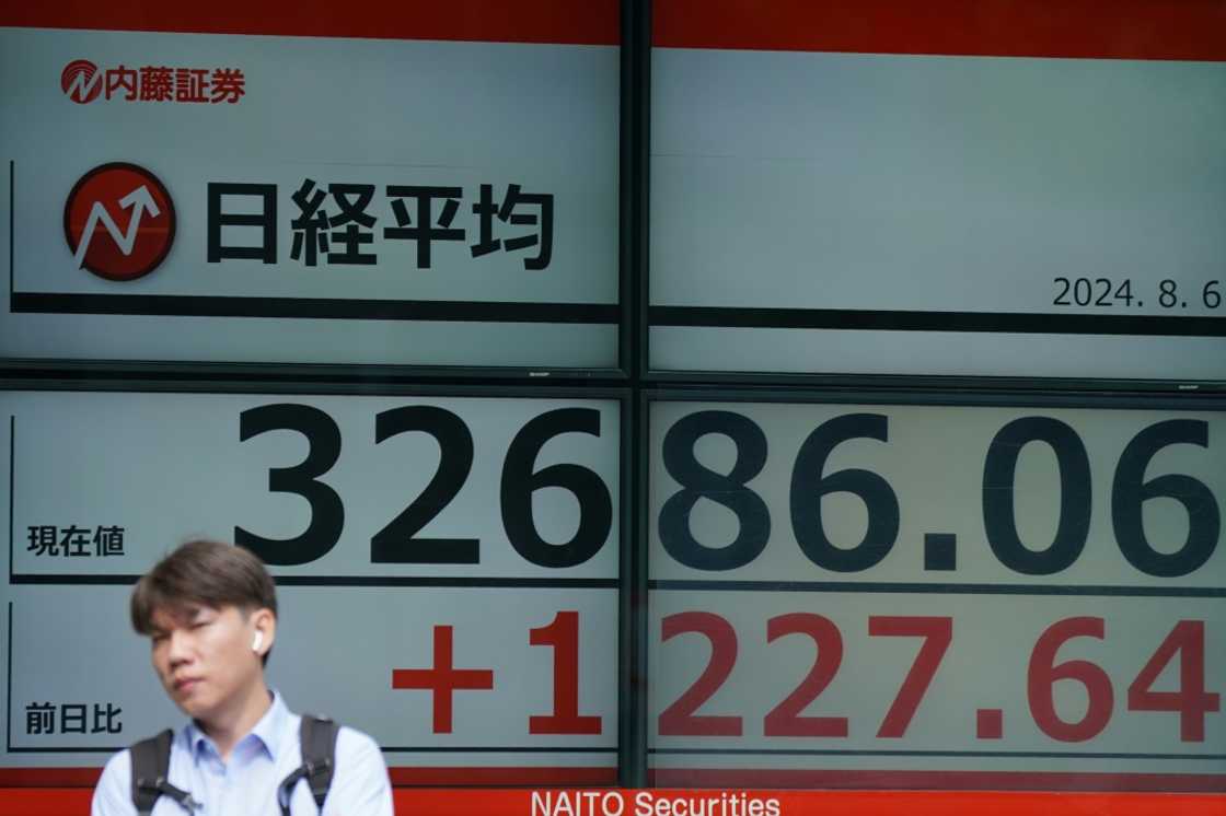 Japanese shares rebounded after suffering a record loss the previous day